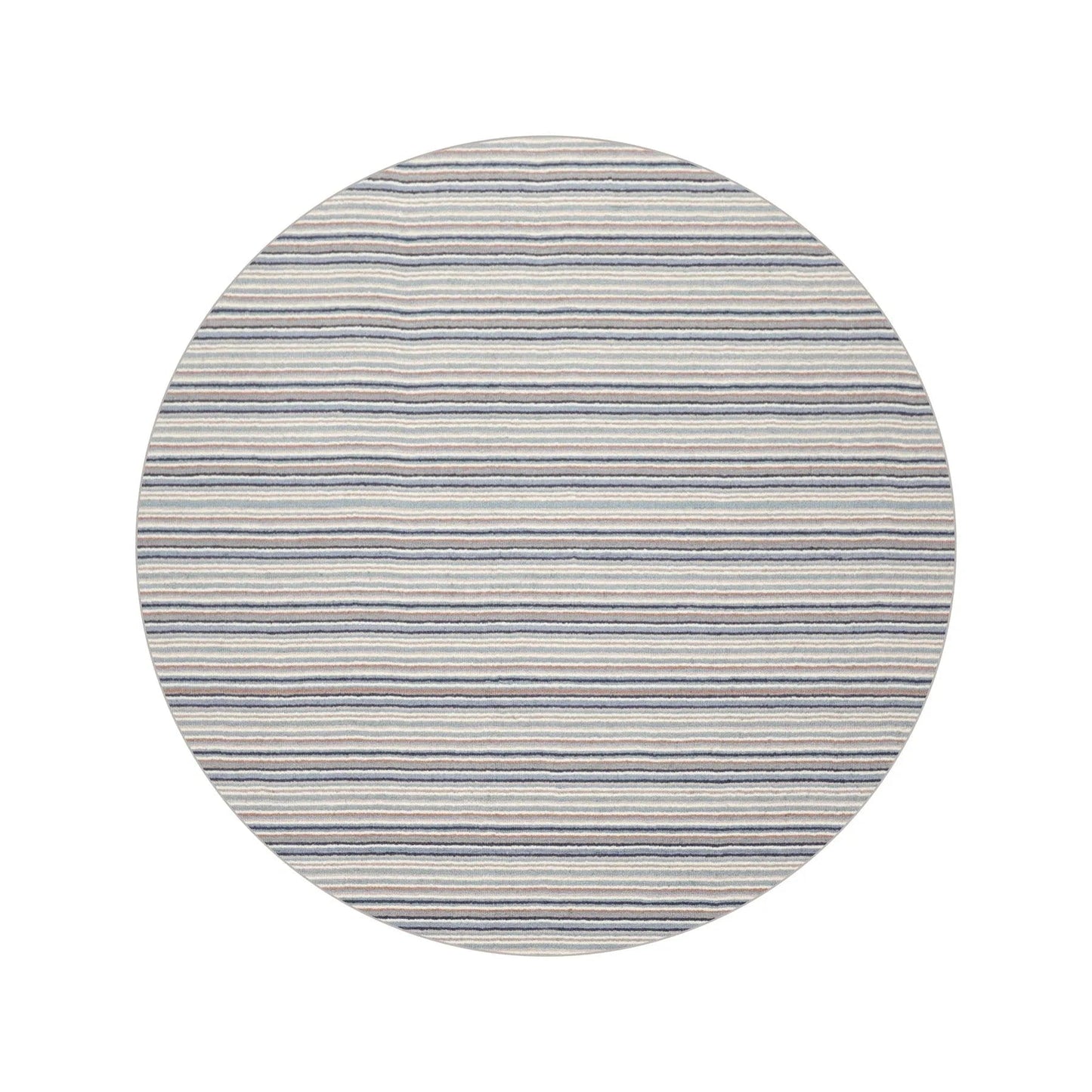LoomBloom Multi Sizes Ivory Hand Tufted Contemporary Striped New Zealand Wool Oriental Area Rug-4