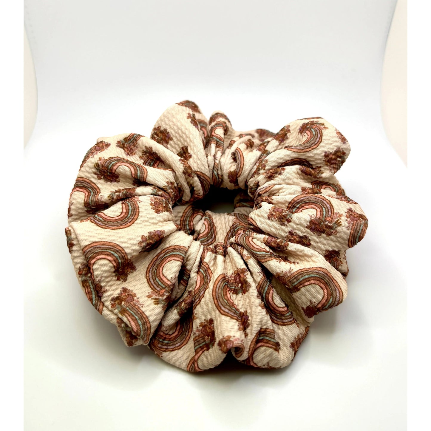 Rainbow Summer Scrunchie