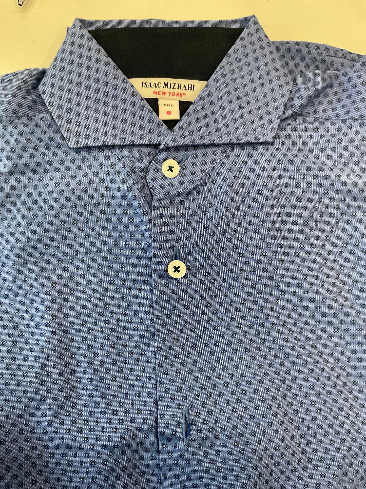 Isaac Mizrahi - Blue Button Down Shirt