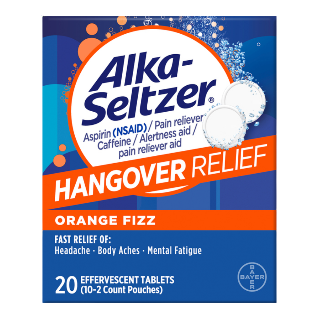 Alka‑Seltzer Hangover Relief Effervescent Tablets (20 count)