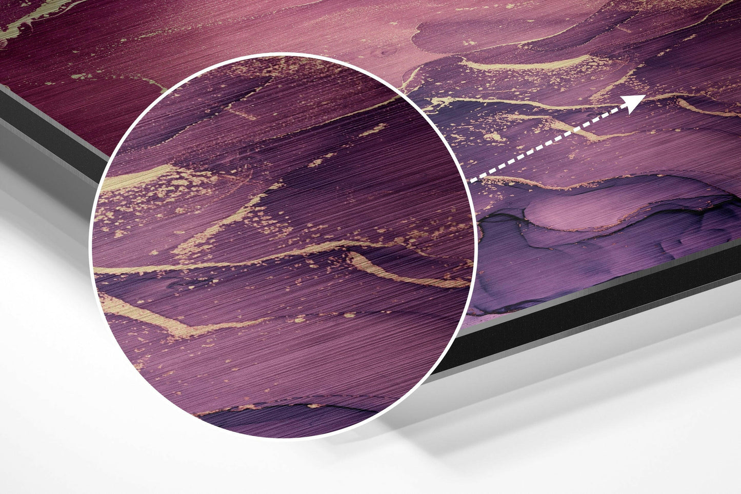 Marmoreal Brushed Aluminium Dibond Wall Art
