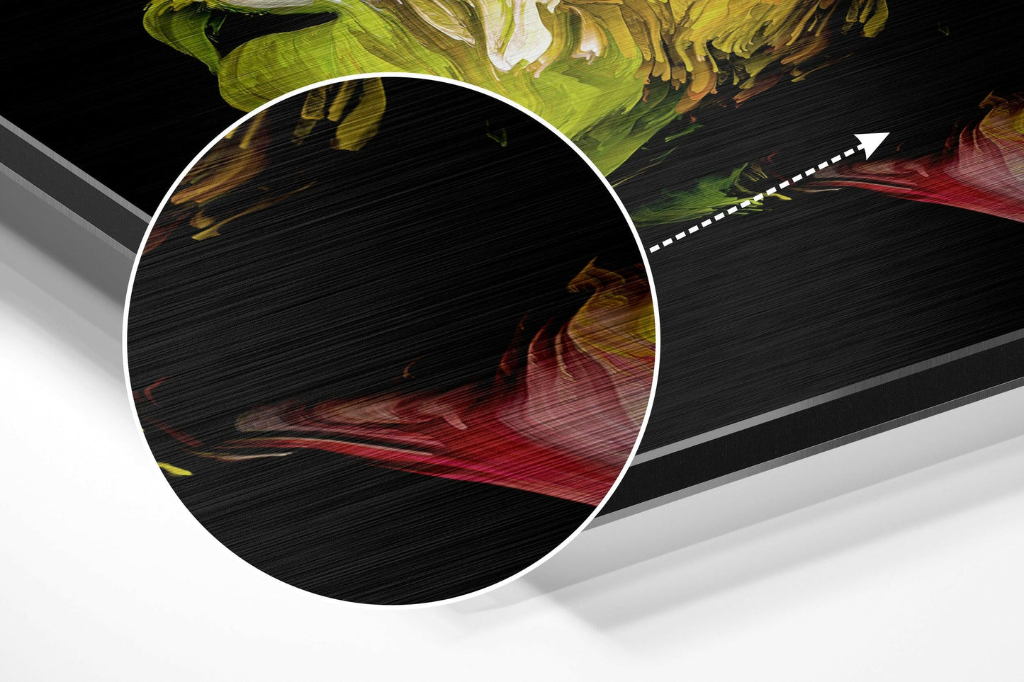 Feel the Music Brushed Aluminium Dibond Wall Art