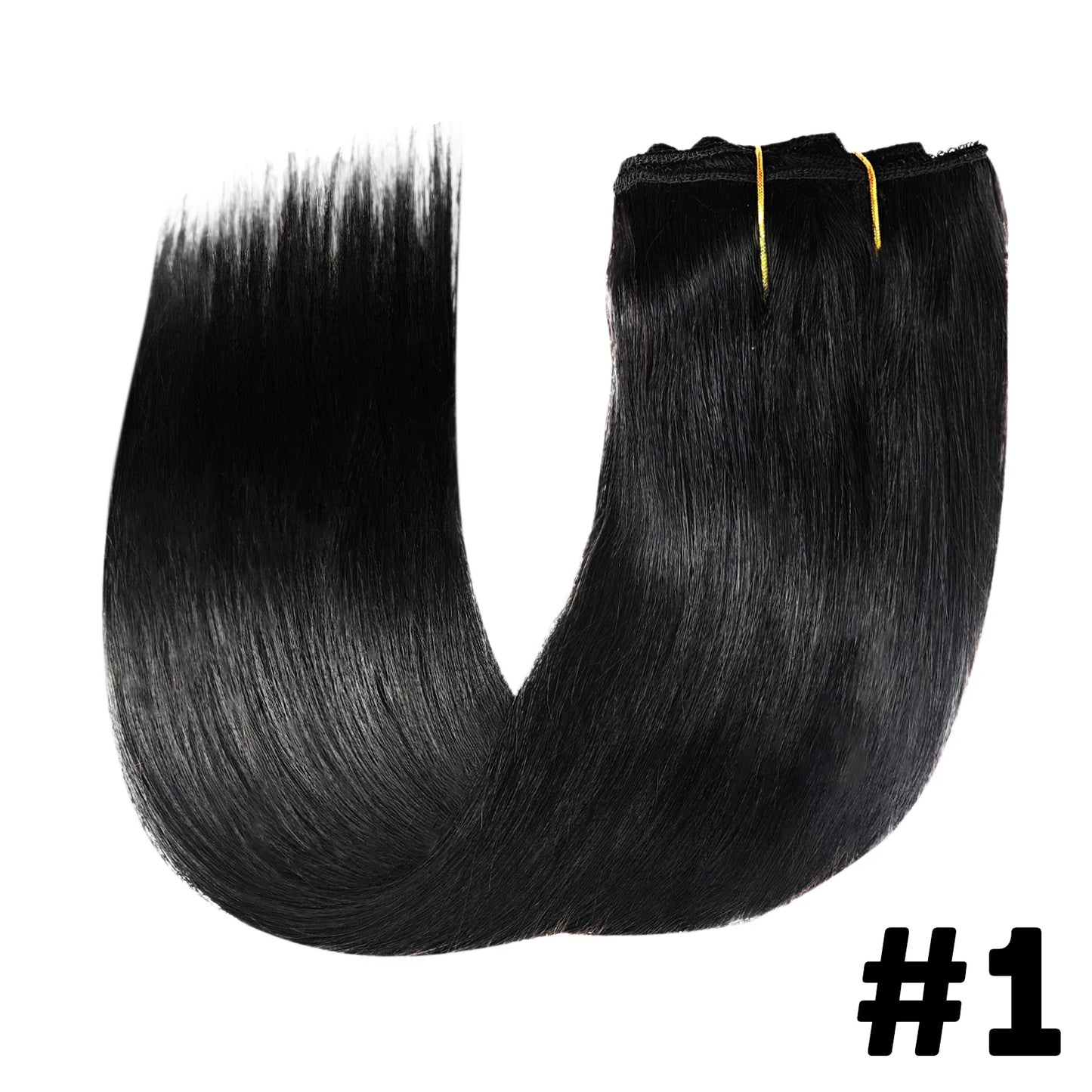 Brown Clip In Hair Extensions Real Human Hair Brazilian For Women Straight Hair 8pcs 120gram Remy Human Hair Thick Silky Soft
