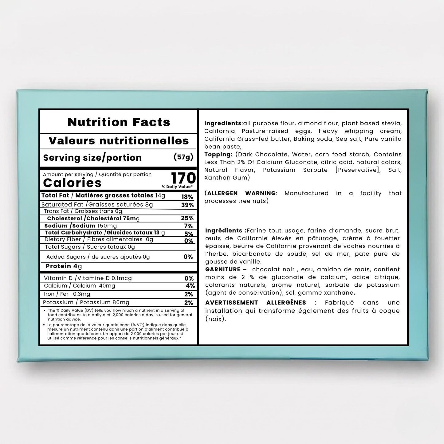 Andy Anand Sugar-Free Dark Chocolate Chip Cake, 9-Inch, 2.8 lb – Diabetic-Friendly, No Preservatives, Gourmet Perfectly Boxed Birthday Gift