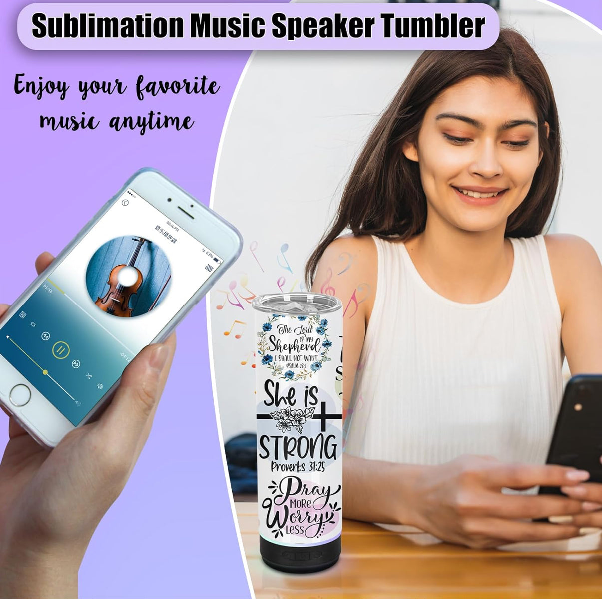 Bluetooth Tumbler | I refuse to argue | 20oz Stainless Steel