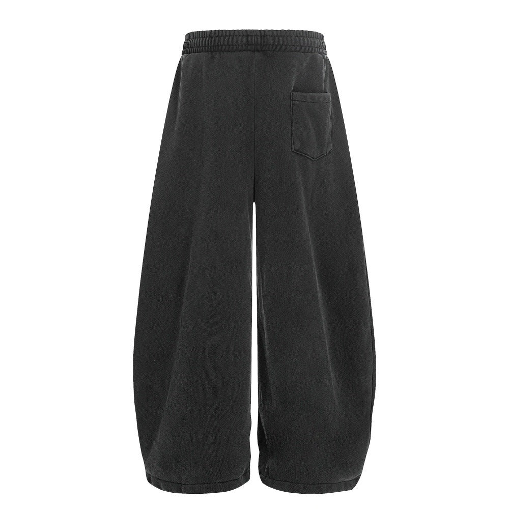 Bent knife and velvet sweatpants