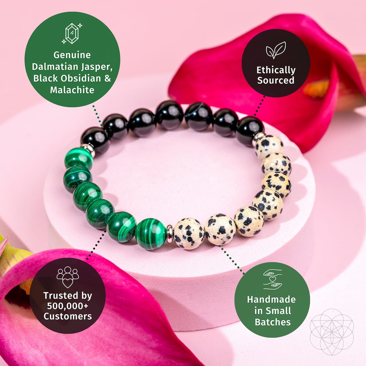 Soul Reset: Dalmatian Jasper Bracelet of Healing