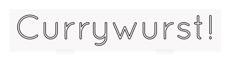 Custom Neon: Currywurst!
