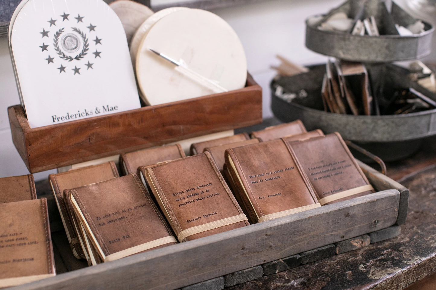 Mini Leather Journal – It Was Written In The Stars
