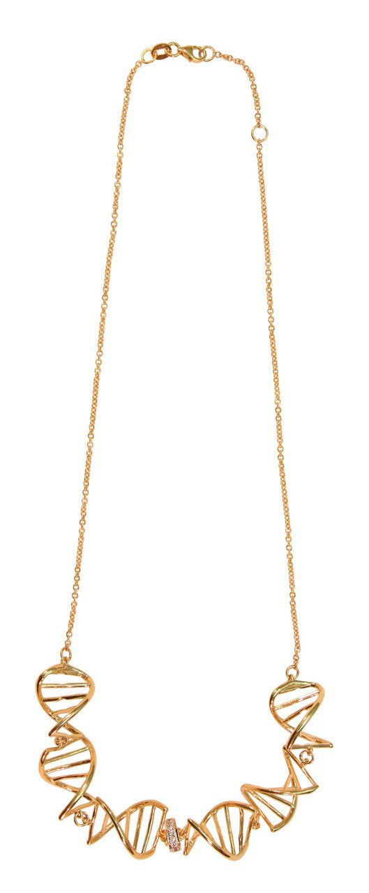 DNA Strand Chain Necklace-14K-5