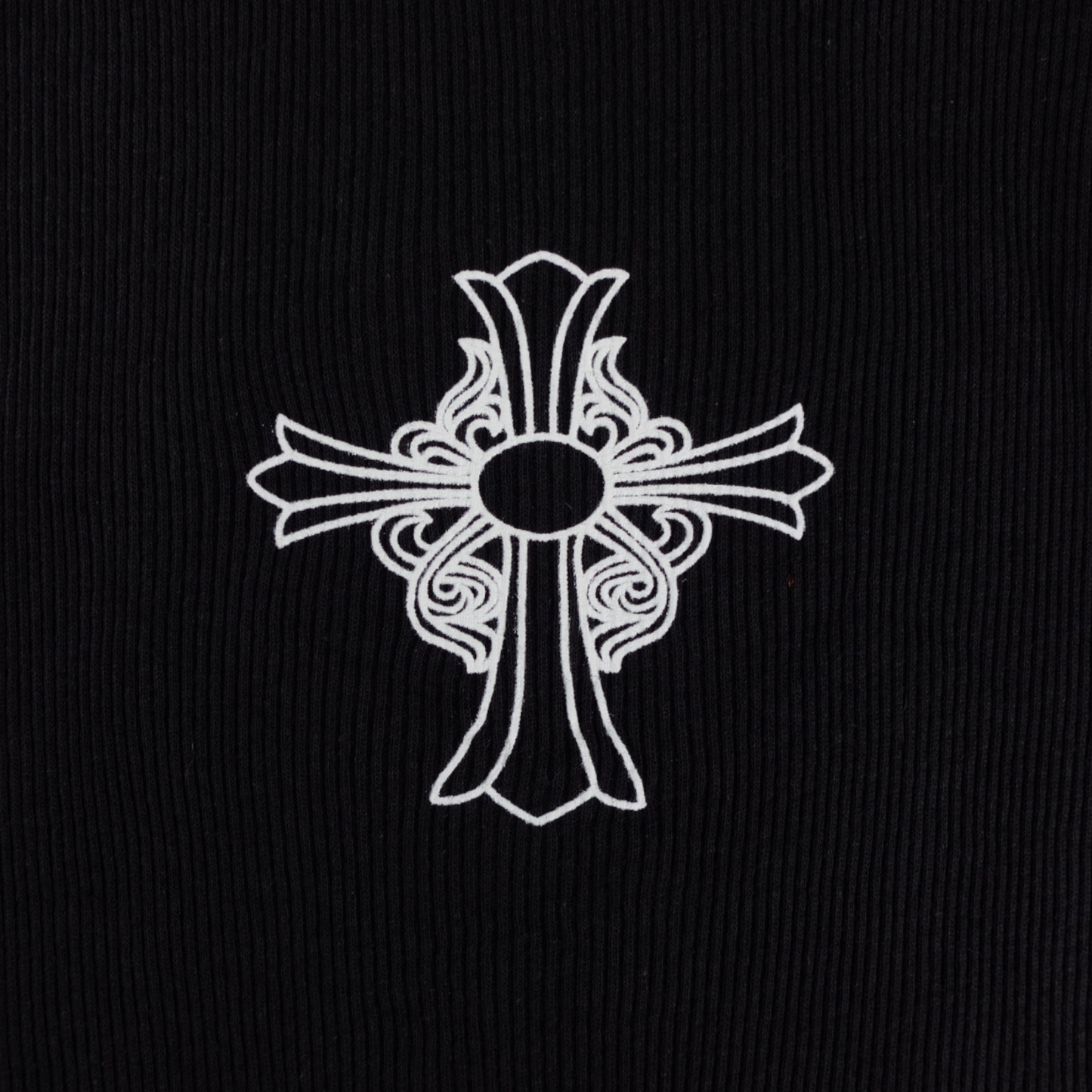 Chrome Hearts Hairy Cross Tank Top in Black