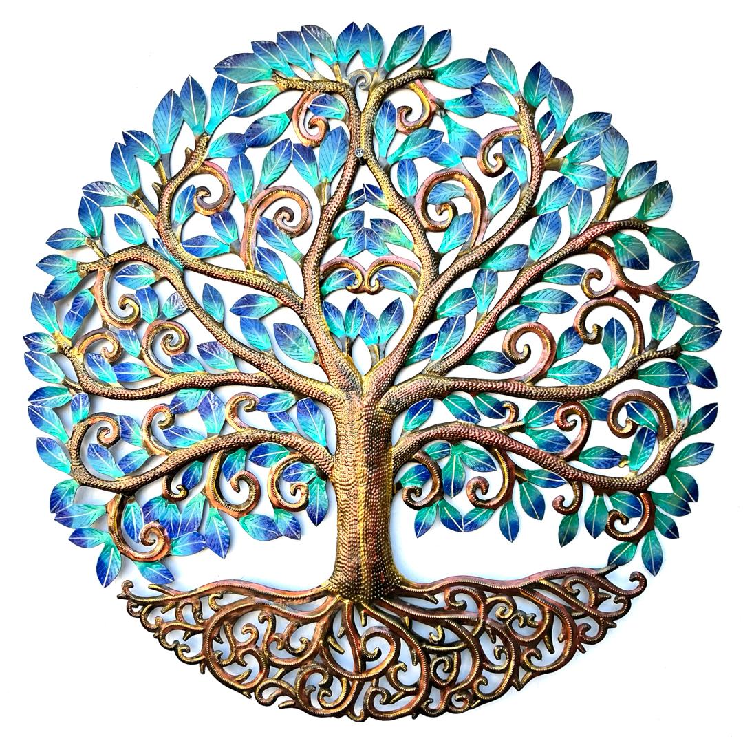 Jumbo Turquoise- Blue Tree