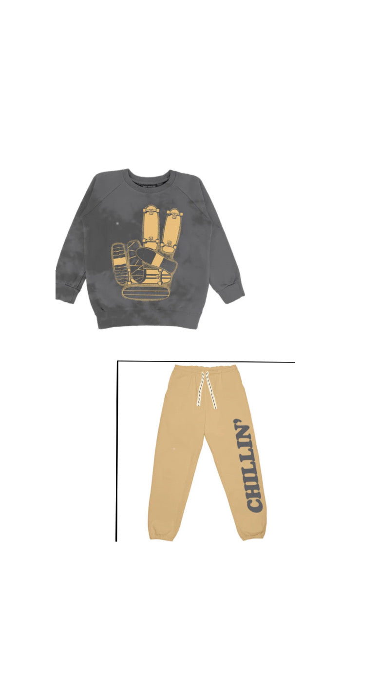 Tiny Whales - Skate More and Chillin Sweatpants
