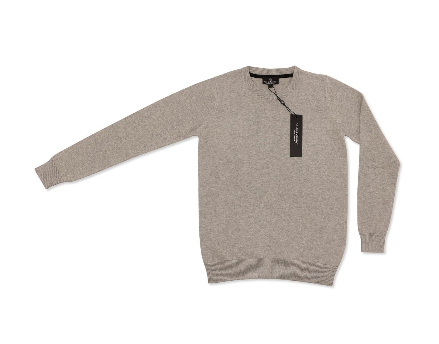 Leo and Zachary - Sweater, Heather Gray 