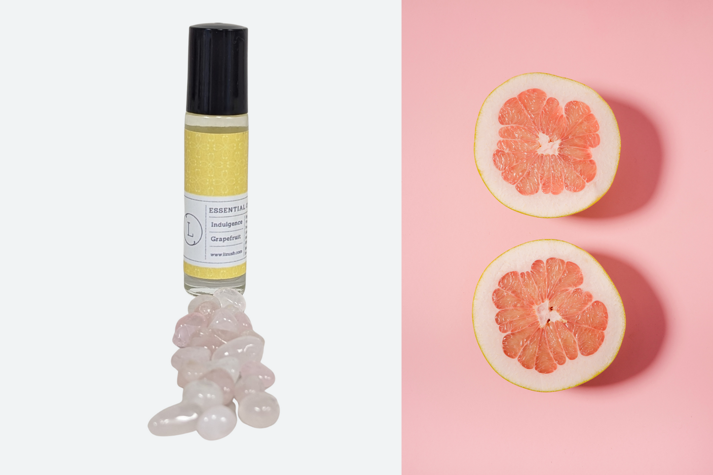 Essential Oils Roll-On with Crystals - set of 5-5