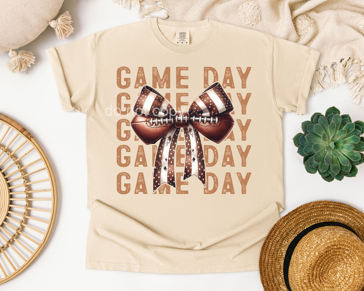 Game Day Bow Graphic Tee
