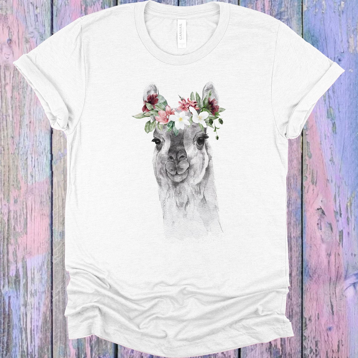 Floral Llama Graphic Tee