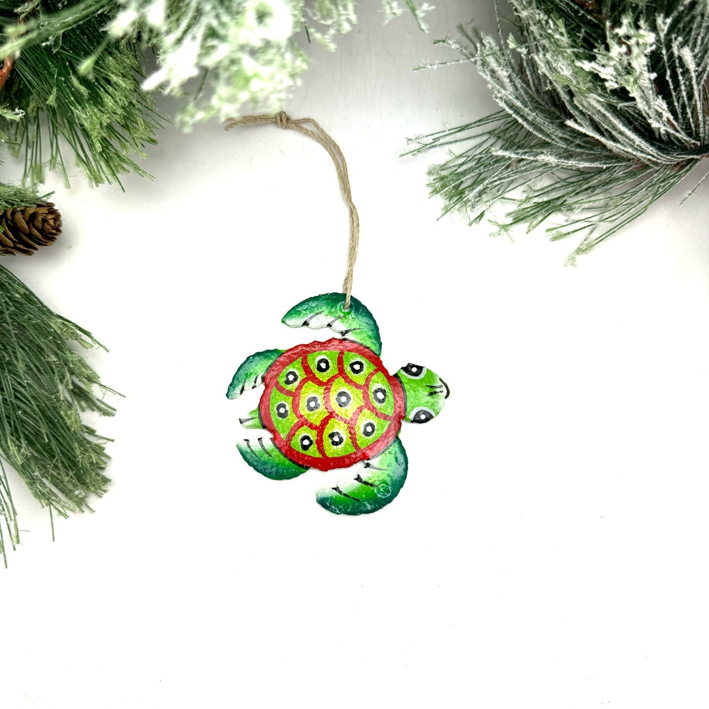 Little Green Turtle Ornament