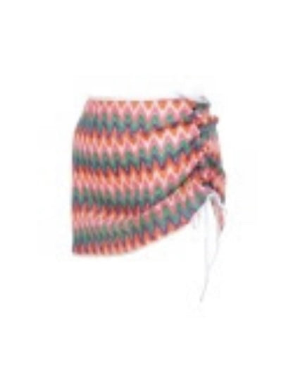 Nessi Byrd - Soledad Scrunch Skirt Coverup, Multicolor