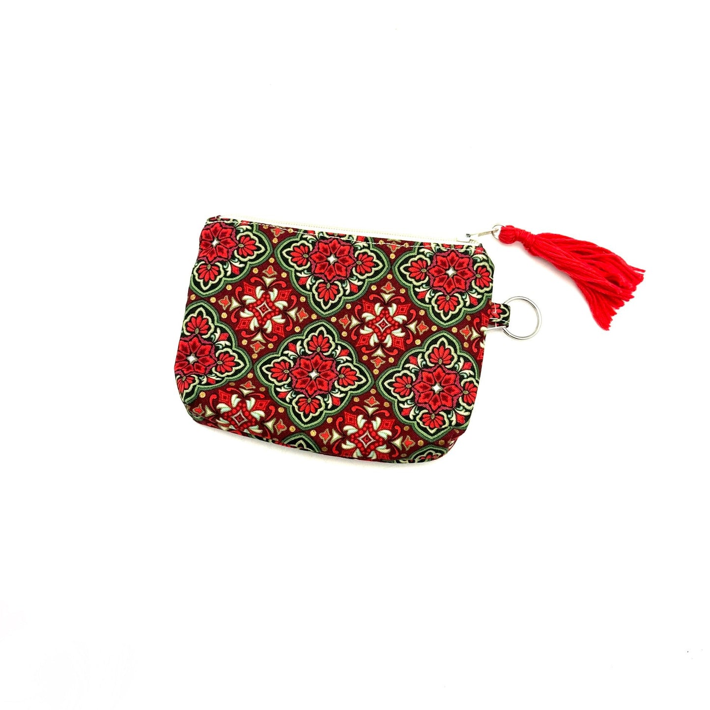 Festival Coin Purse- Holiday Red