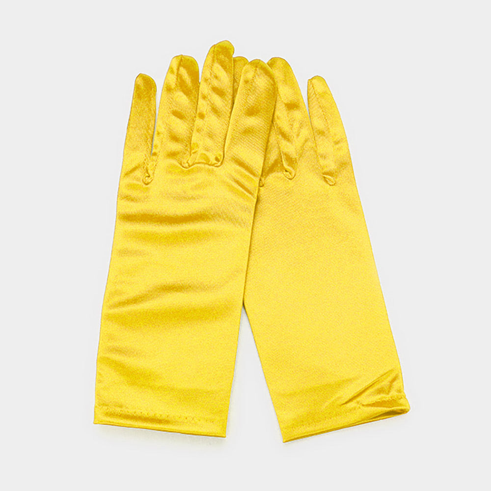 Dressy Satin Wedding Gloves