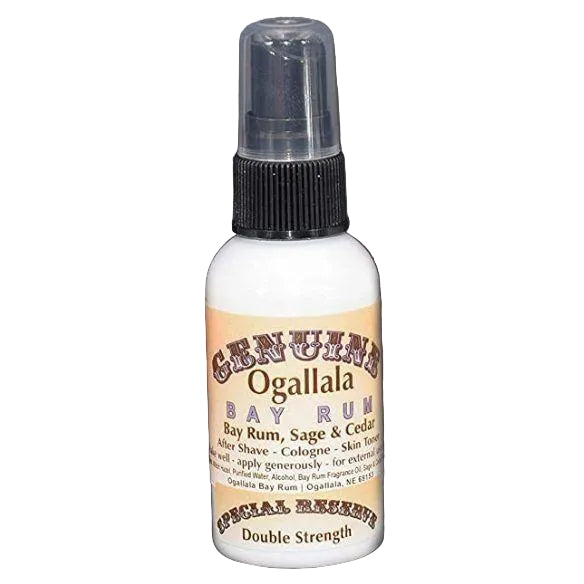Ogallala Bay Rum, Sage & Cedar Pre Shave - After Shave - Skin Toner 2 Oz