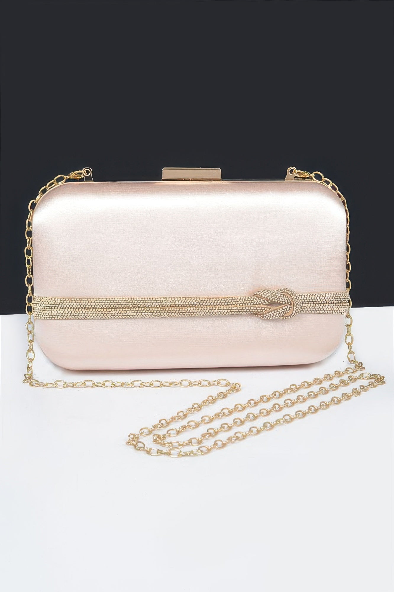GRAMERCY Satin Frame Clutch | Luxury BYMANYC ® New York Style-5