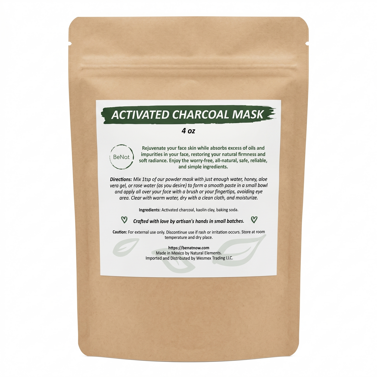 Activated Charcoal Mask