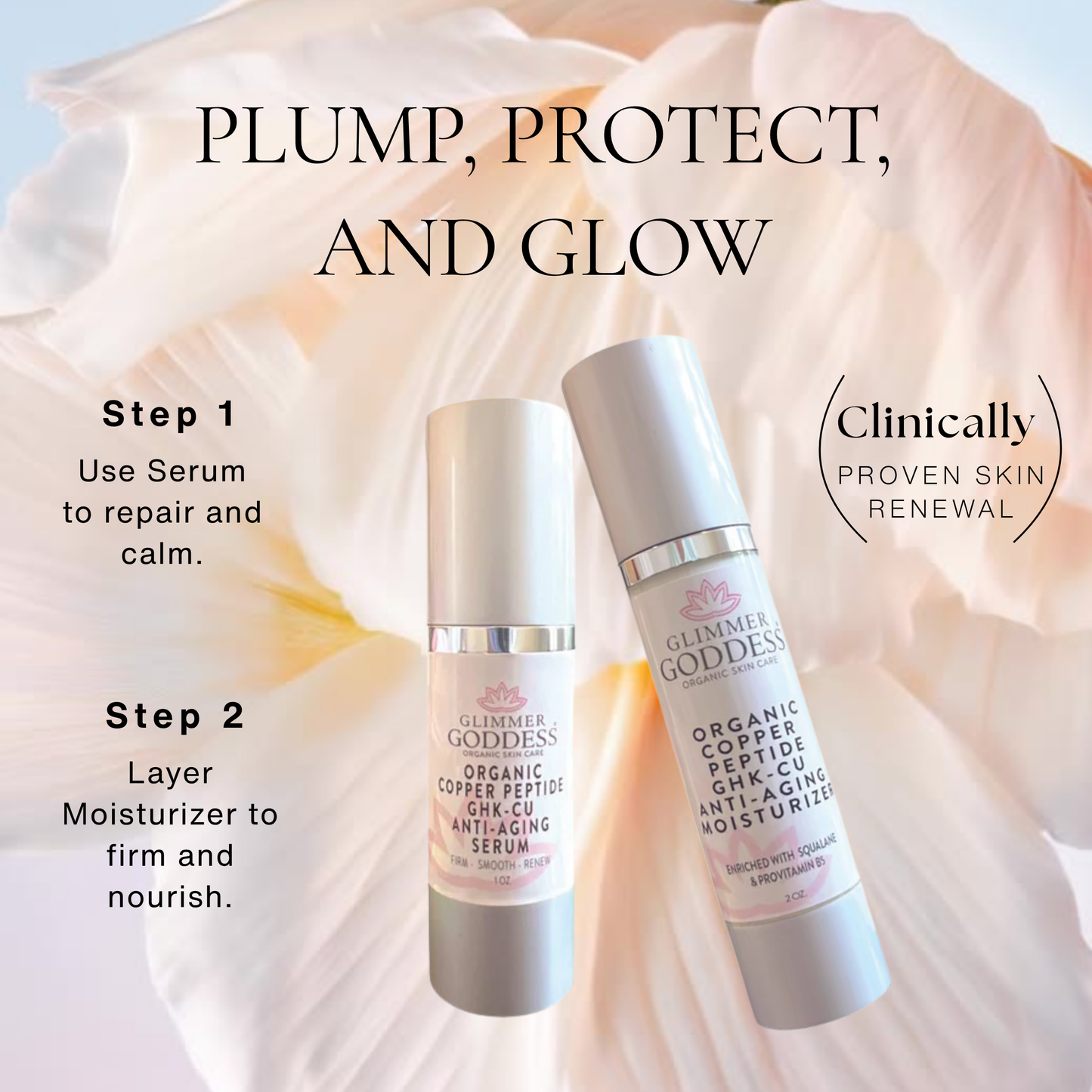 Copper Peptide Duo – Anti-Aging Serum & Moisturizer