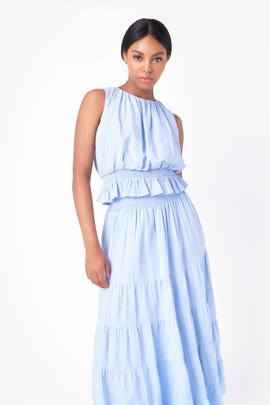 Ruched Sleeveless Top