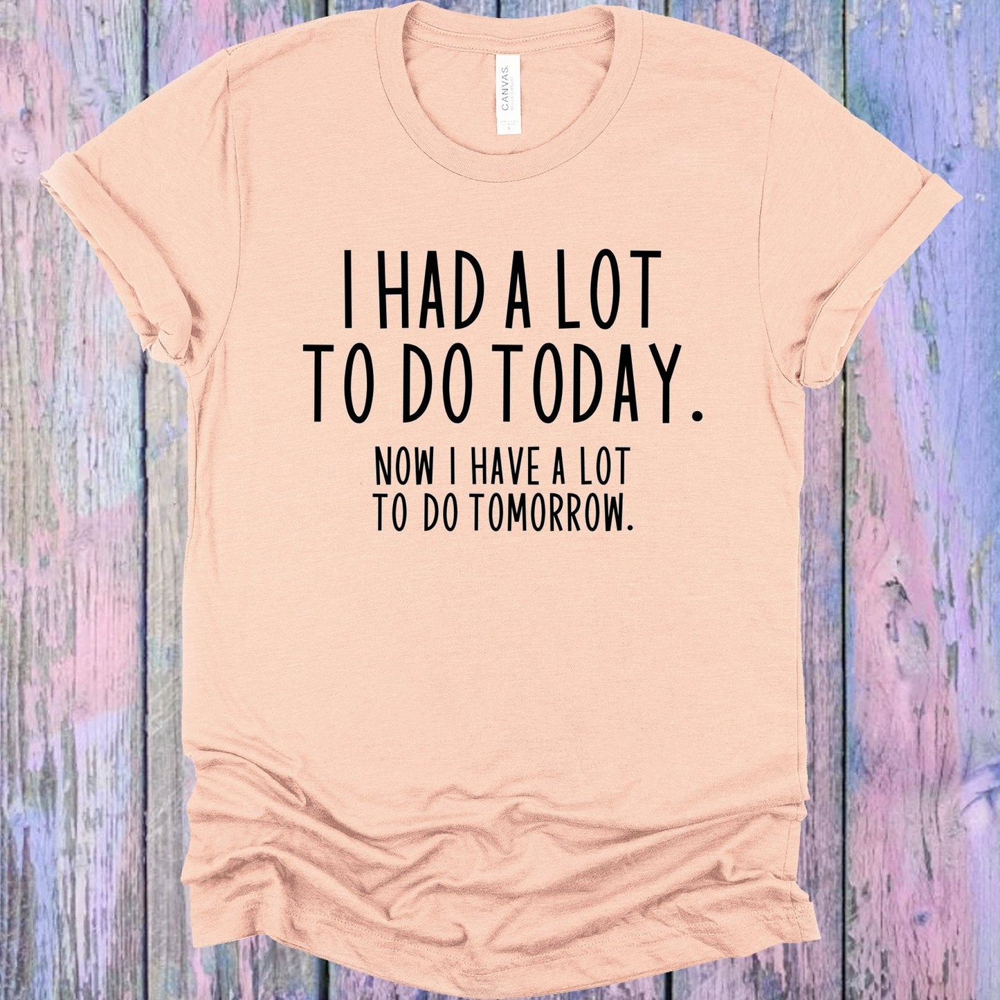 I Had a Lot to Do Today Graphic Tee