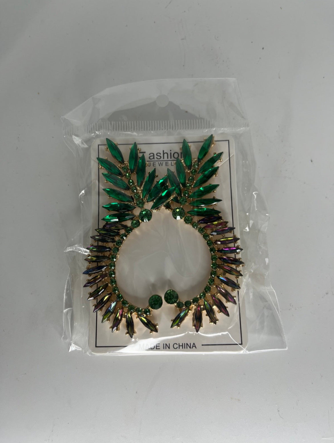 Boho-chic Half Moon Clip On Earrings