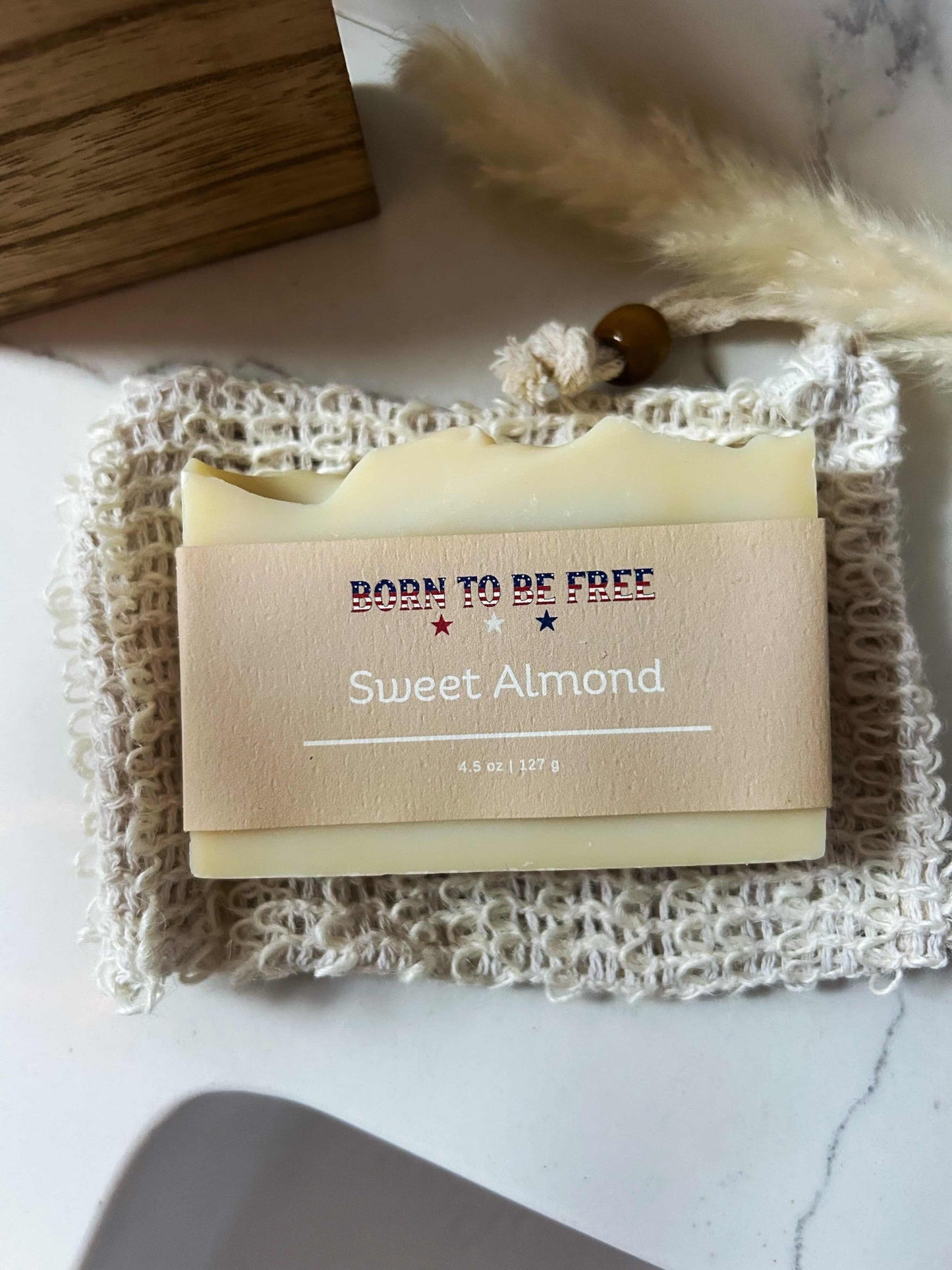 Sweet Almond Tallow Soap Bar-4