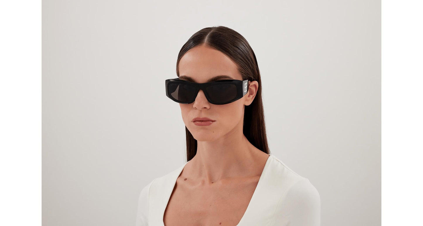 Balenciaga BB0395S-001 Women’s Sunglasses – Recycled Acetate, 60mm