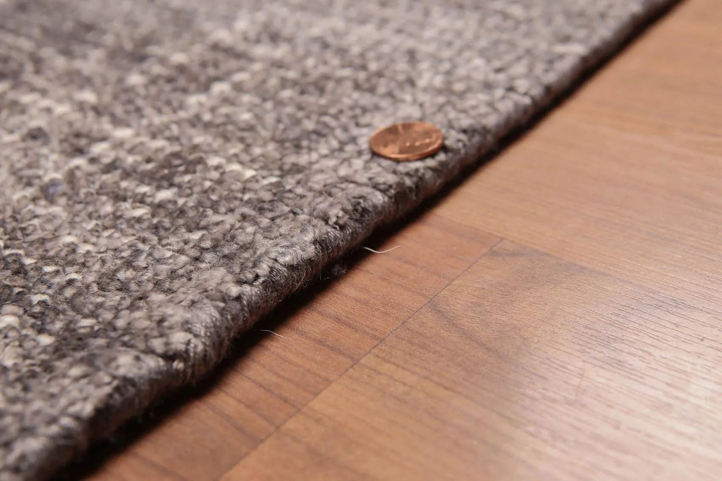 5' x 8' Hand Knotted Textured Industrial Bamboo Silk Area rug Gray 5x8-4
