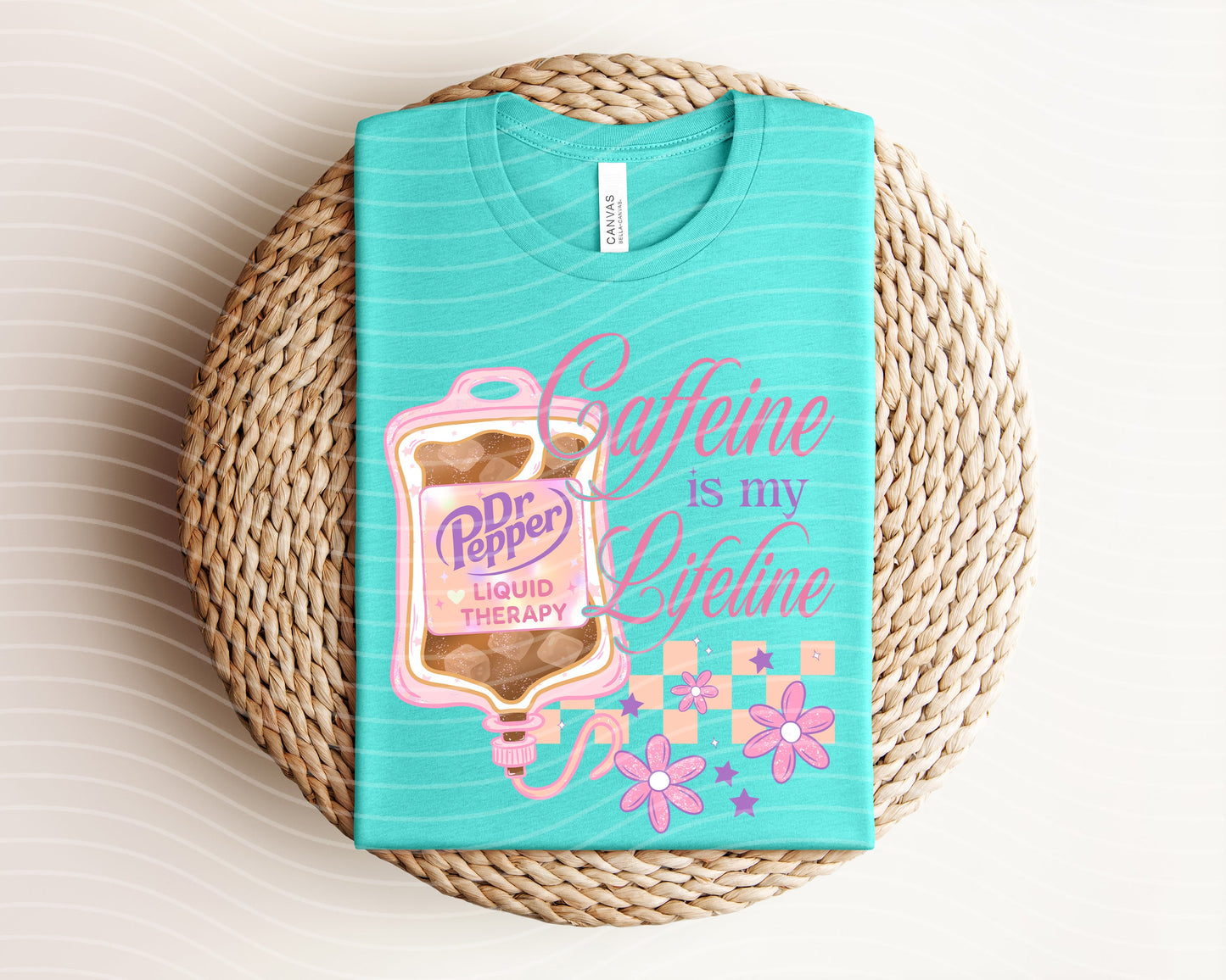 Caffeine is My Lifeline Graphic Tee