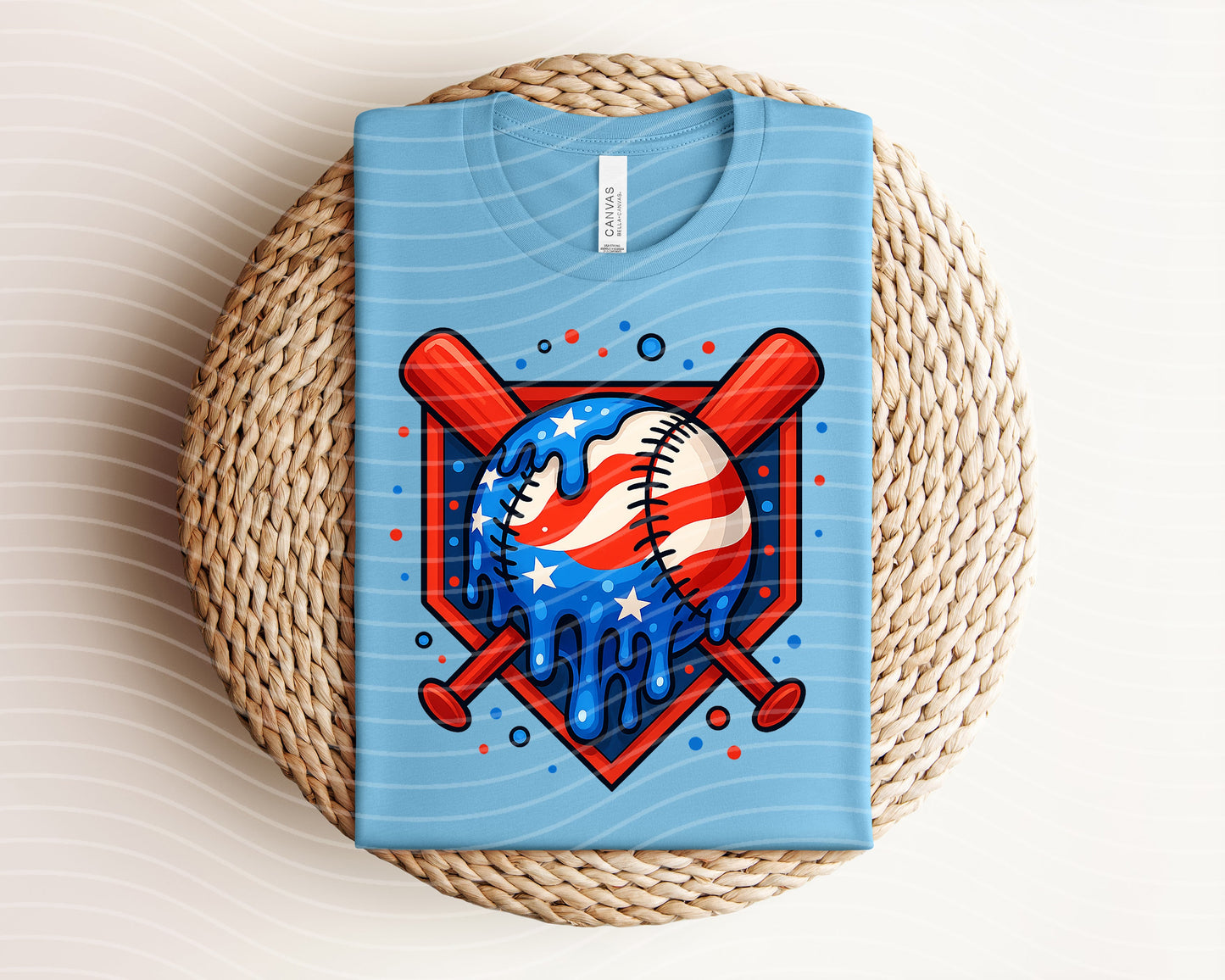 Baseball Drip Graphic Tee