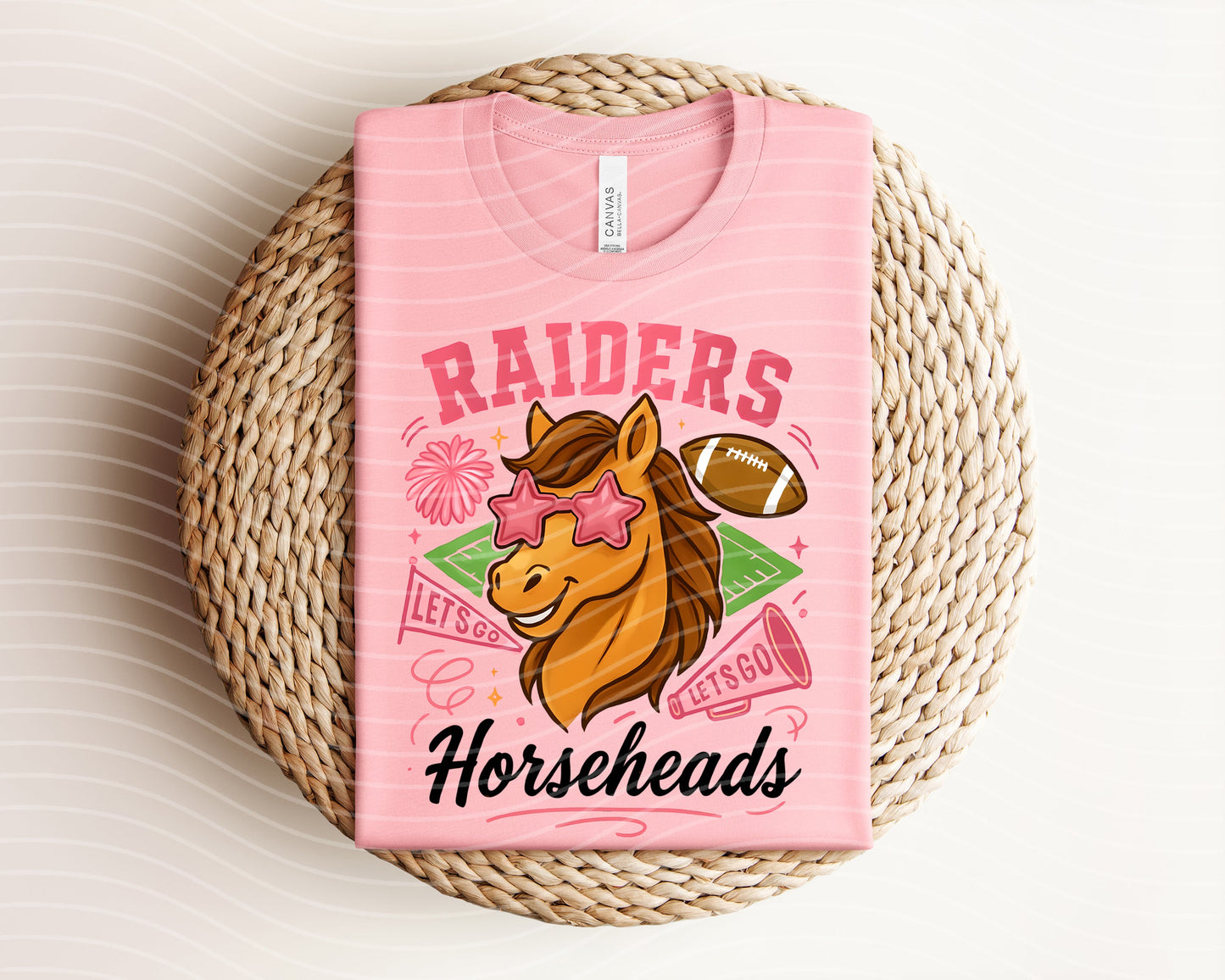 Hoseheads Raiders Pink Team Graphic Tee