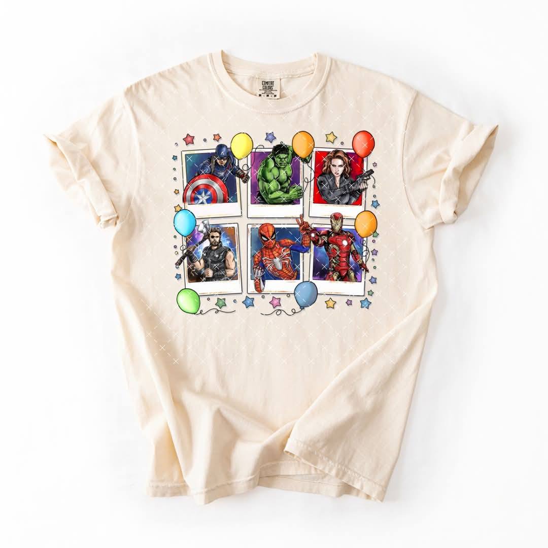 Heroes Polaroid Graphic Tee
