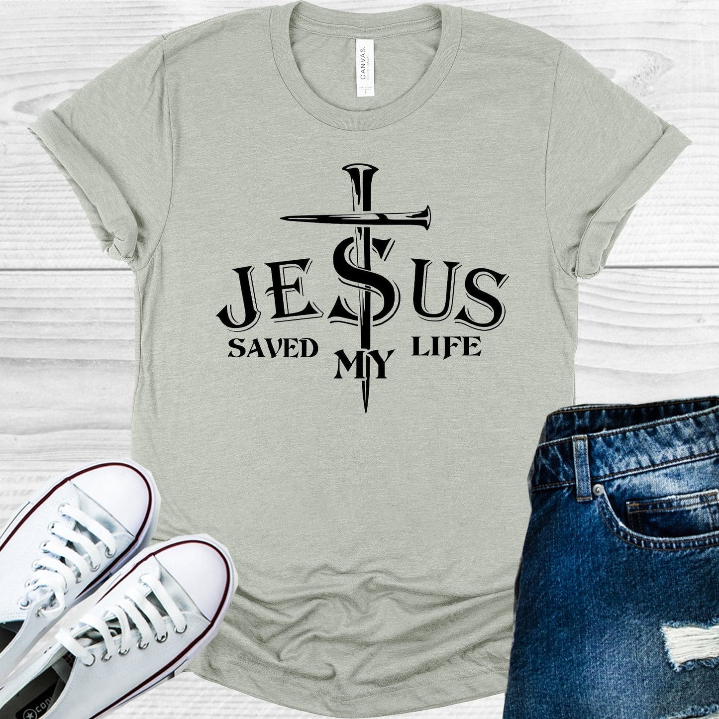 Jesus Saved My Life Graphic Tee