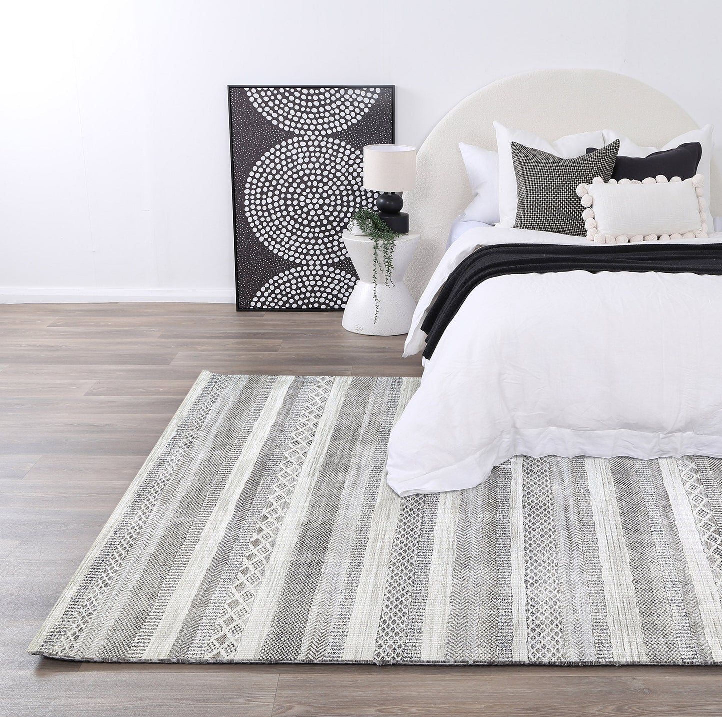 Kalahari Shadows Ash in Grey Rug-4