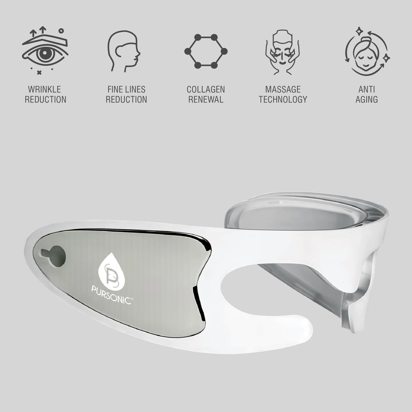 Pursonic Radiant Renewal Duo: Facial Steamer & Light Therapy Eye Mask-4