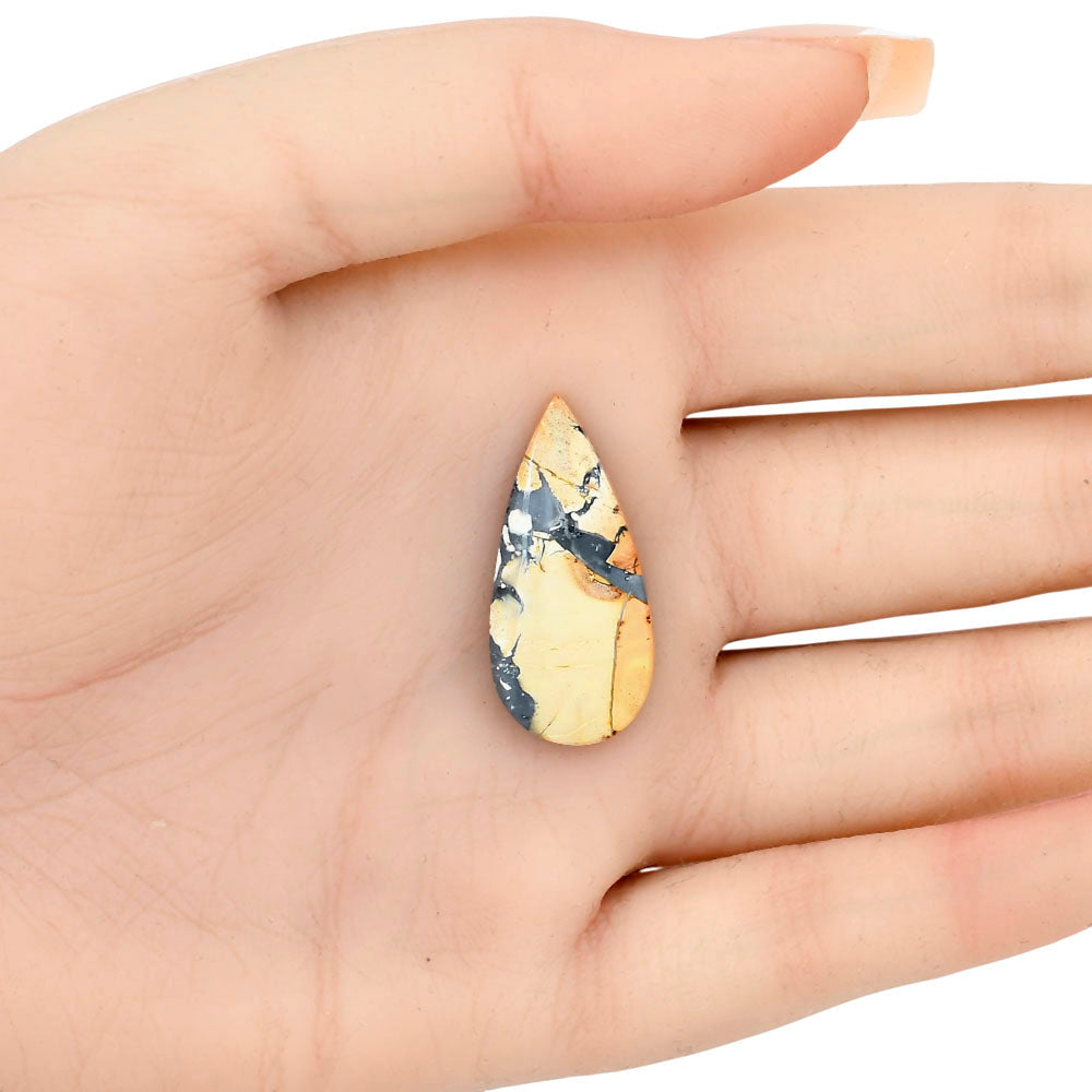 Maligano Jasper 29.25x13.7x4.6 mm Pear Gemstone LS03230-53-1
