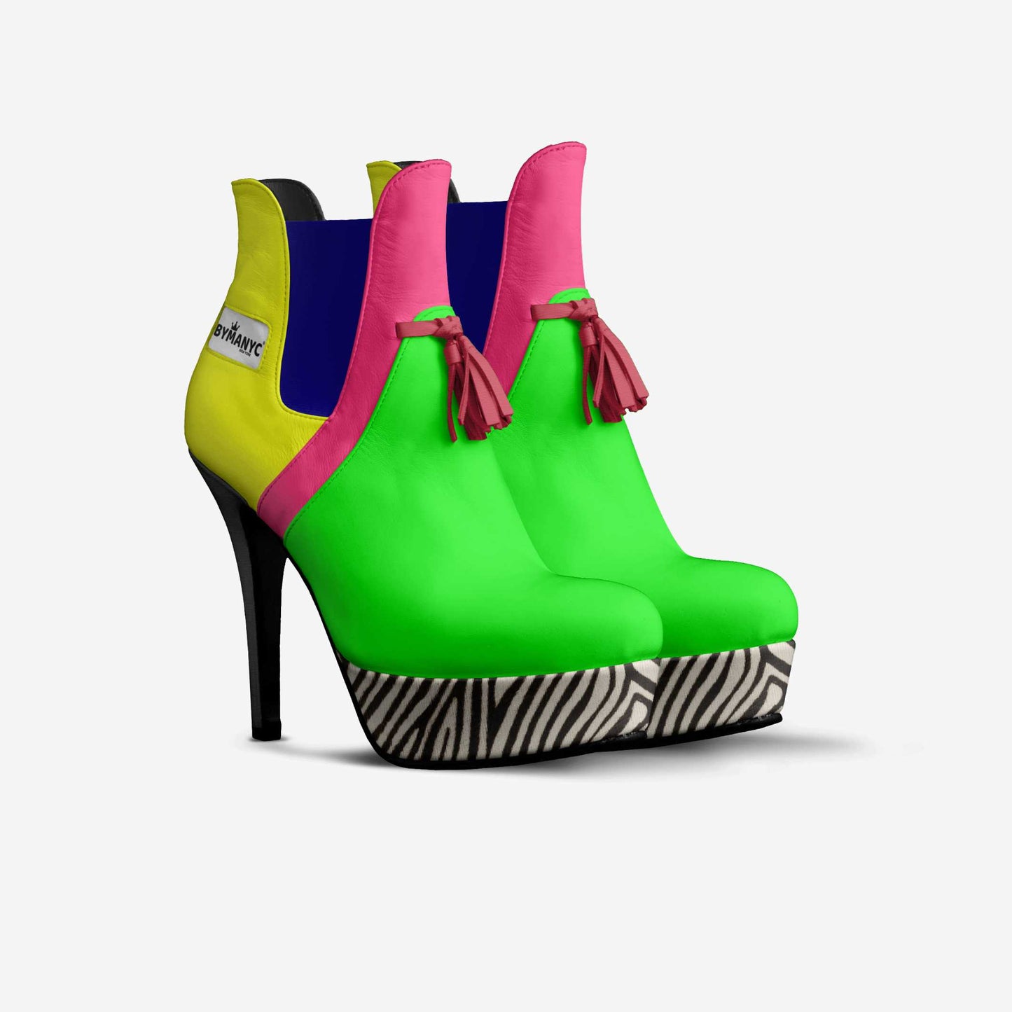 Limited Edition Vegan Tassels Platform Pump BYMANYC ® New York R&B Chic