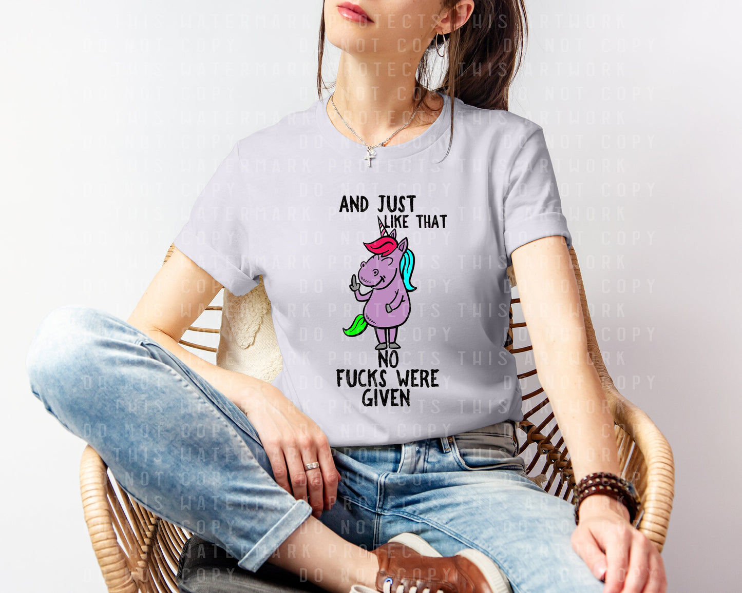 And Just Like That No F***s Were Given Graphic Tee