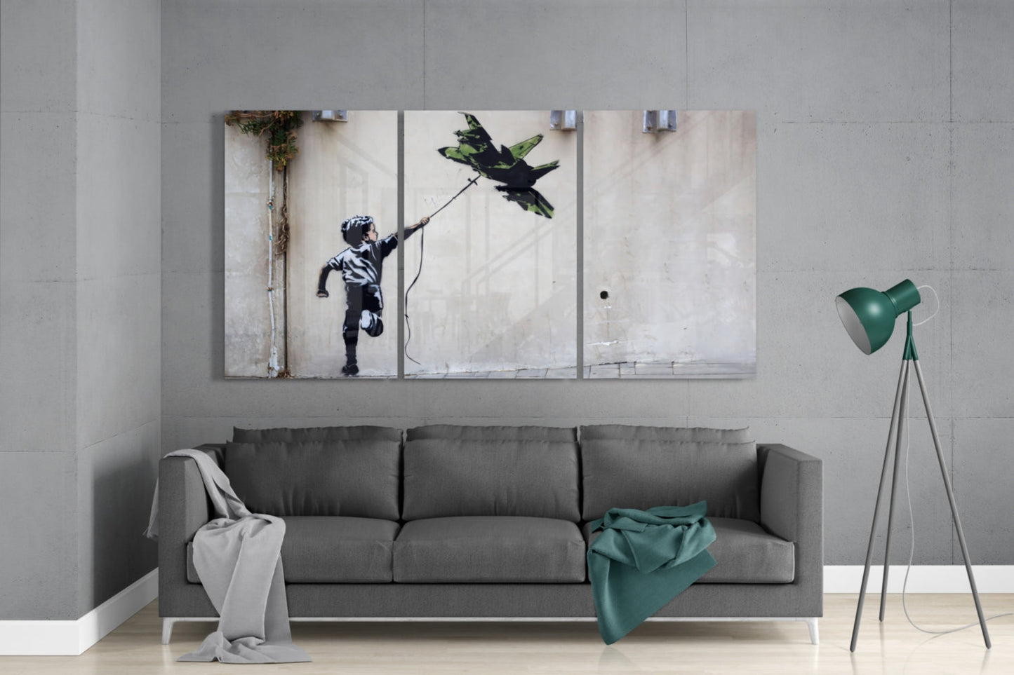 War Kite Mega Glass Wall Art