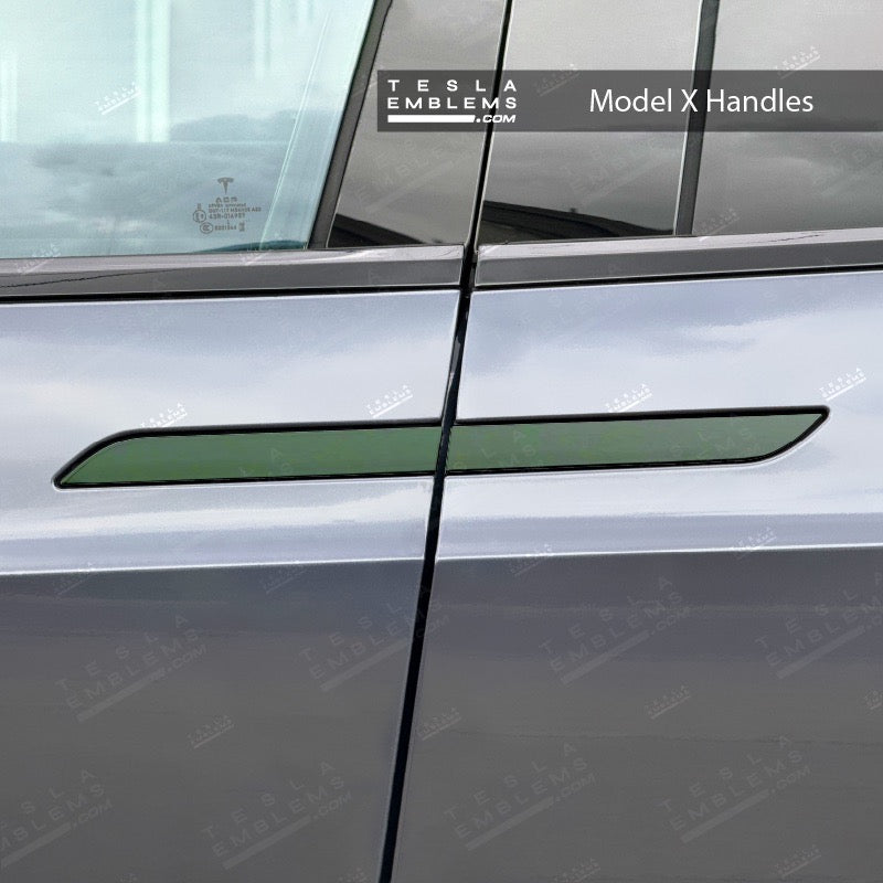 3M Matte Military Green Tesla Door Handle Decals (4pcs)