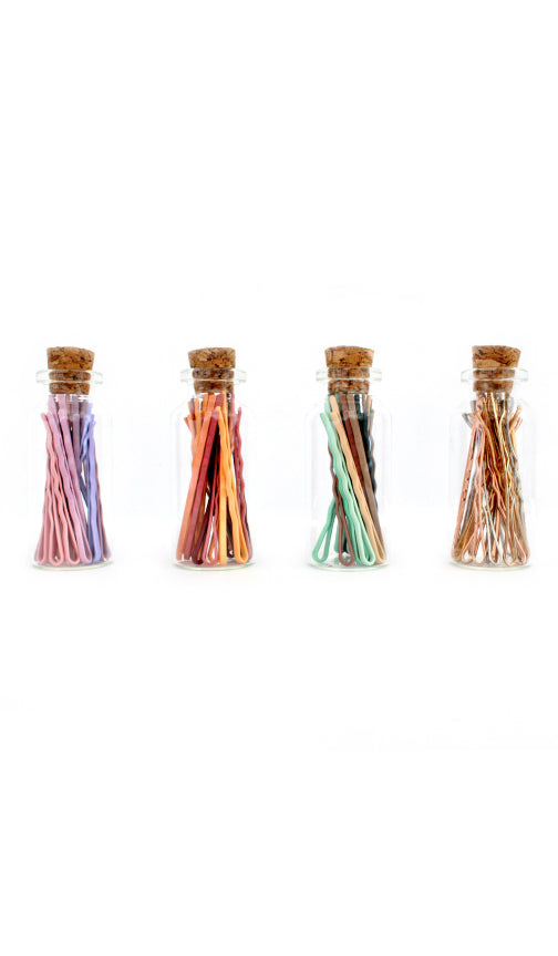 Mini Sleek Hair Bobbies | Beachwood Rose-1