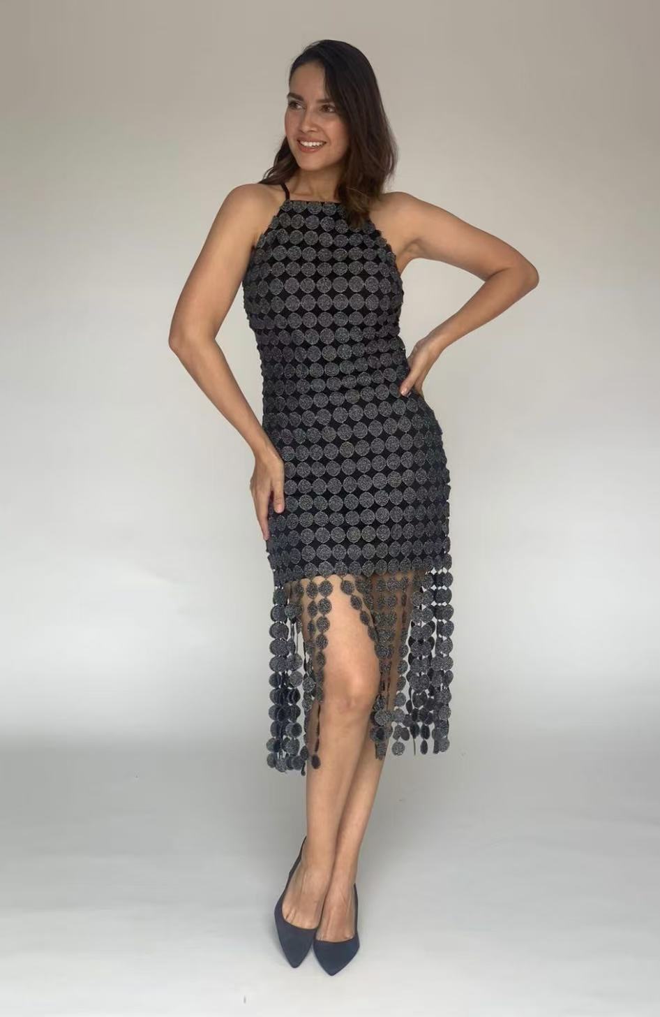 Women's Summer Halter Dress – Fashion Asymmetric Hem Maxi, Designer Detail Gown