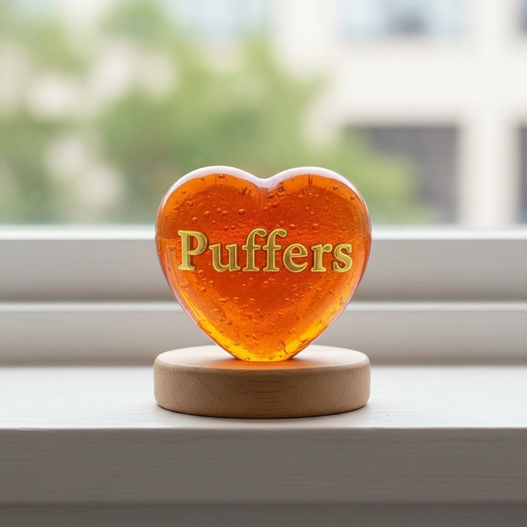 "Companion Memory" Cremation Heart Appr. 2¾″ x 2¾″ x ¾″- 1″ Thick